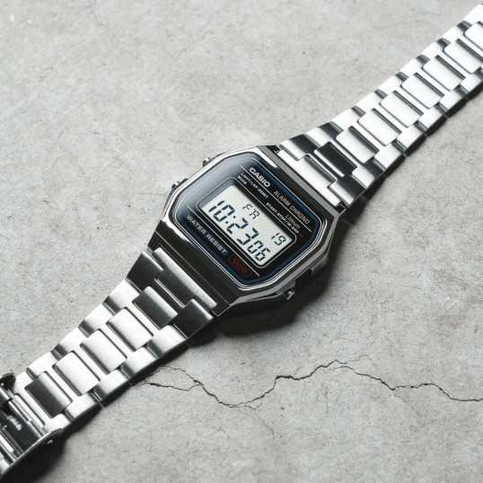 Casio A158WA-1DF Watches (100% Оригинал)