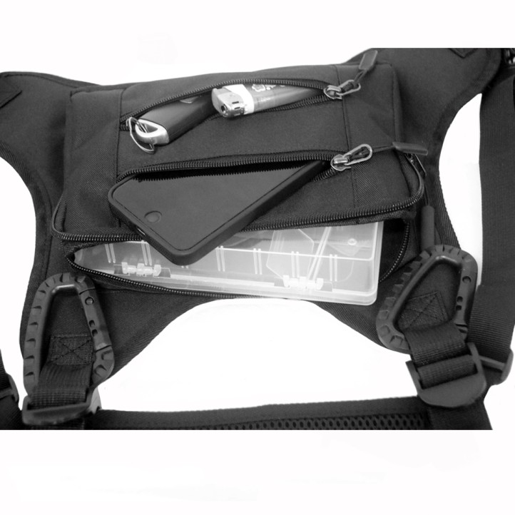 Chest Pack Tactical Rig | Black