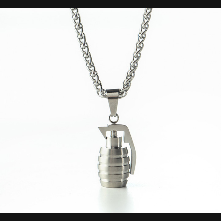 Grenade Chain | Silver | Titanium Steel