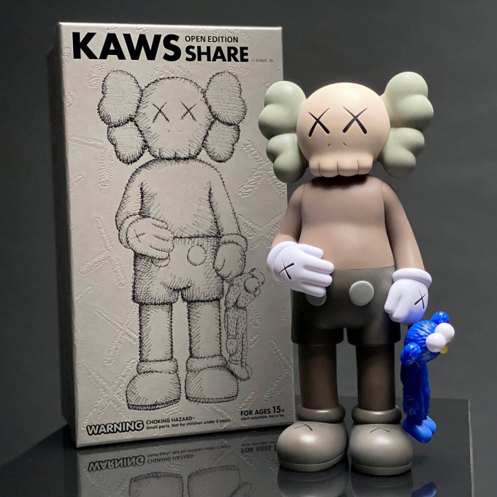KAWS Share Companion | Brown/Blue 30cm