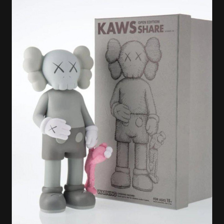 KAWS Share Companion | Grey/Pink 30cm