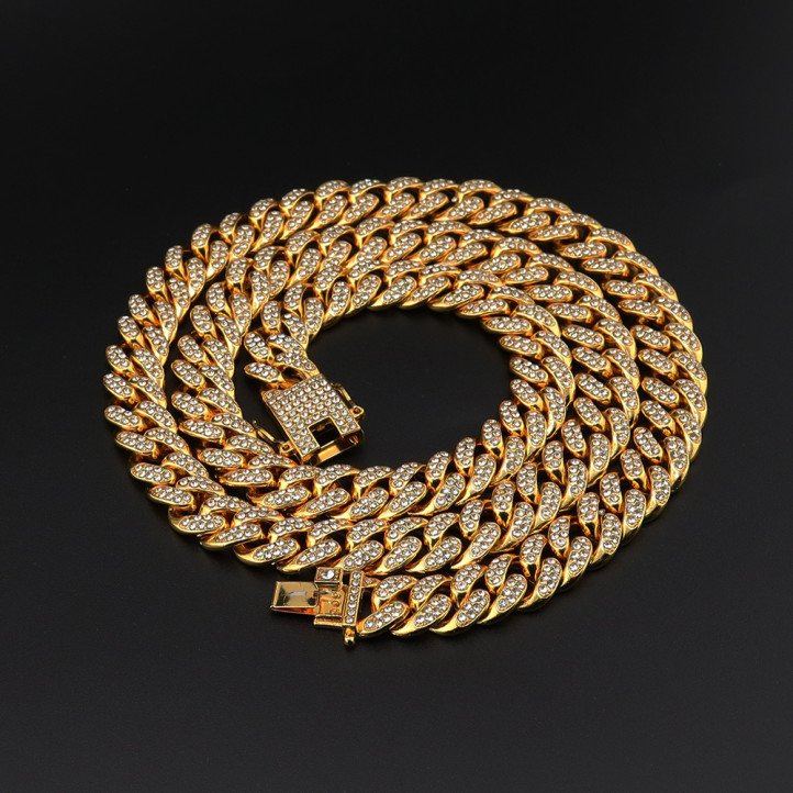 Miami Diamond Cuban Link | Gold | 12mm x 60cm