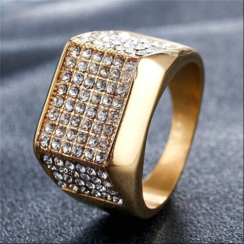 Diamond Ring | Gold | Size 9 & 10