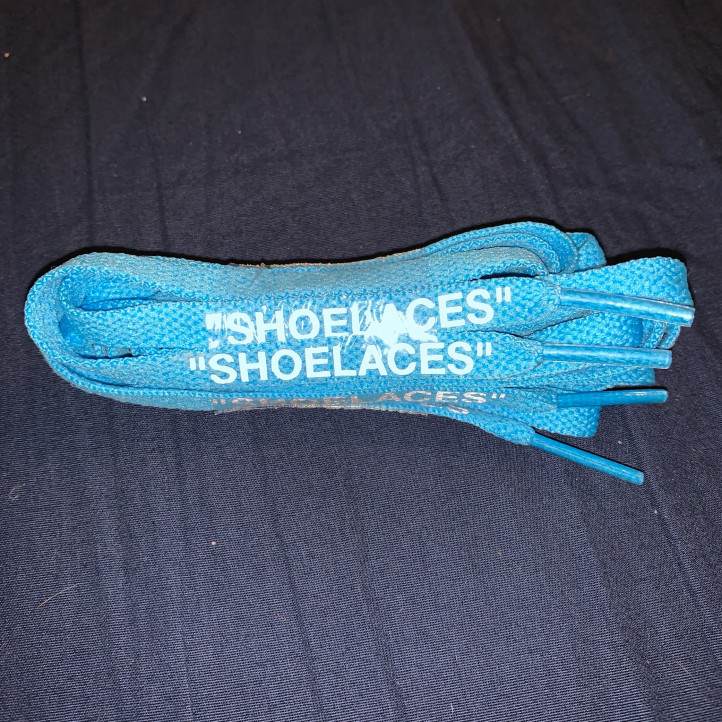 Off-White Shoelaces | Blue