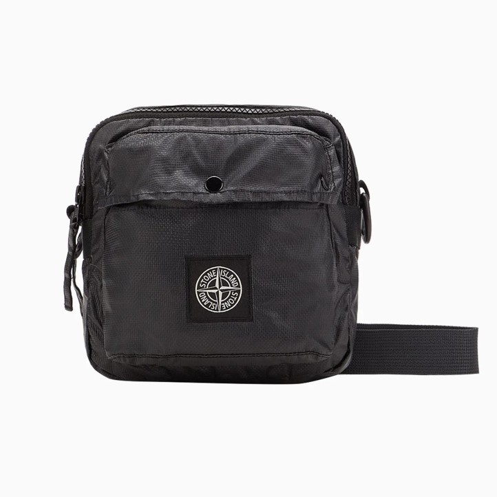 Stone Island Crossbody Bag | Black