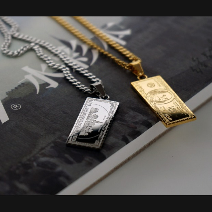 Supreme Dollar Chain | Silver | Titanium Steel