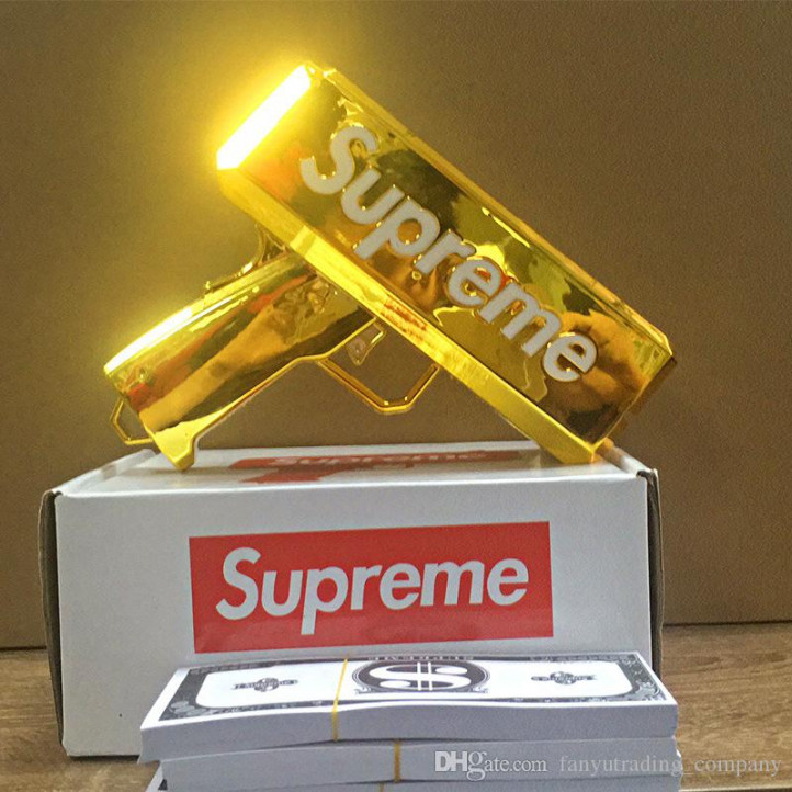Supreme Money Gun | Gold (USB Charger)