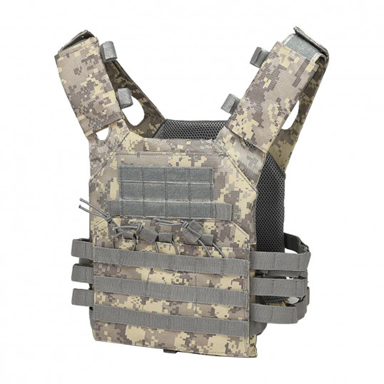 Tactical Vest | Grey-Camo