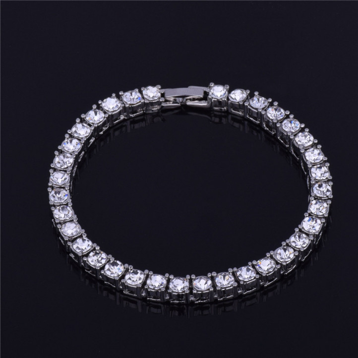 Diamond Tennis Bracelet | Silver
