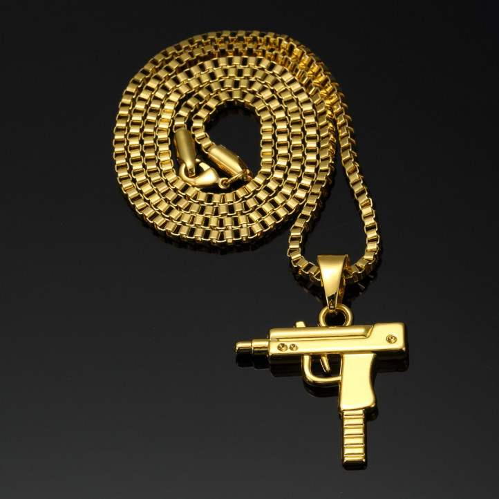 UZI Chain | Gold | Stainless Steel