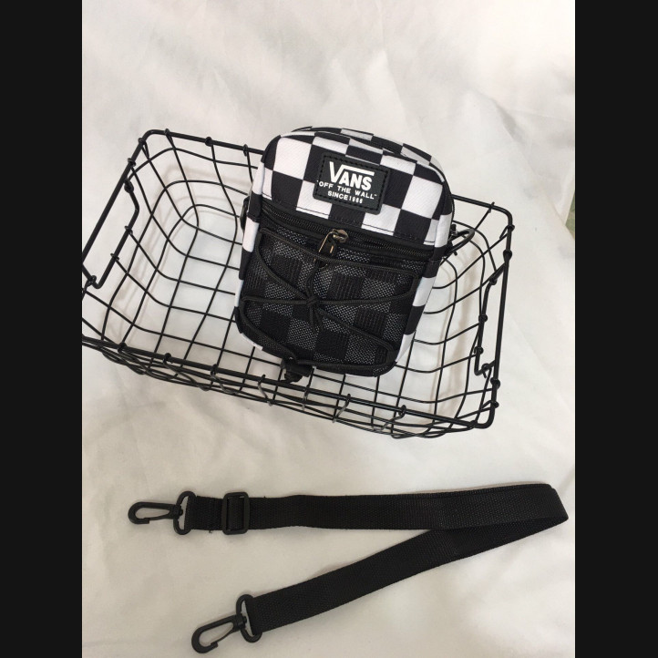 Vans Bail Shoulder Bag | Checkered Black