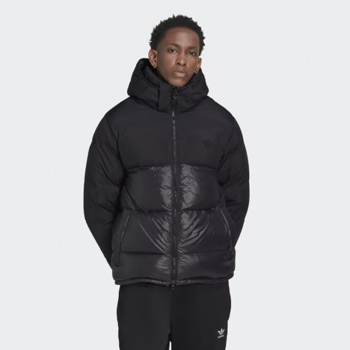 Adidas Down Regen Hooded Puffer Jacket "Black"