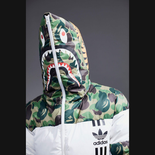 BAPE x Adidas ABC Camo Winter Puffer Jacket