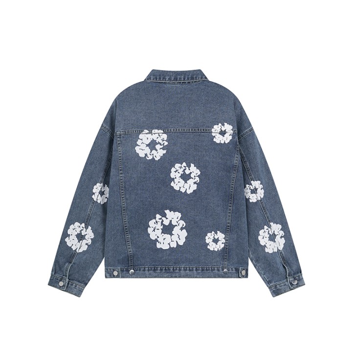 Denim Tears Cotton Wreath Denim Jacket | Blue