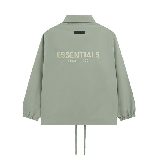 Fear Of God Essentials Coach Jacket SS22 | Seafoam