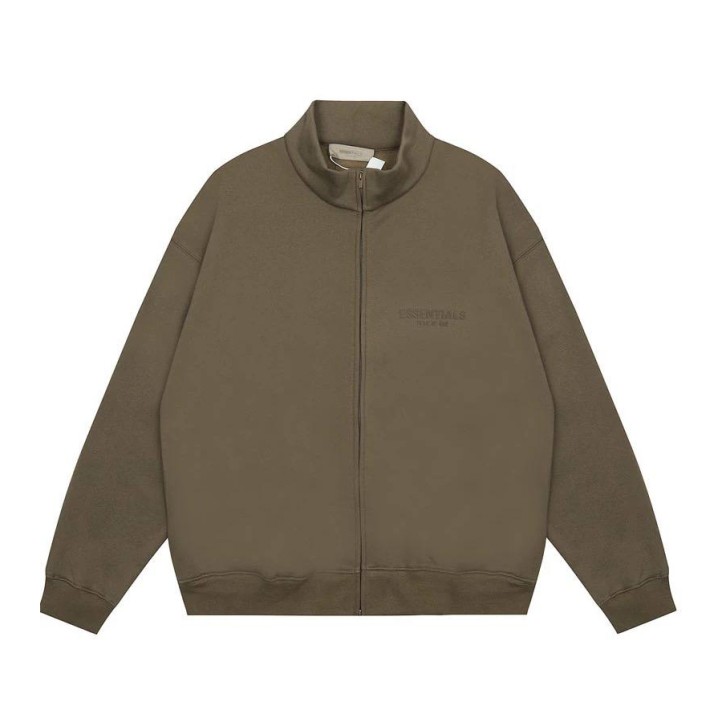 Fear Of God Essentials Full Zip Jacket "Brown"