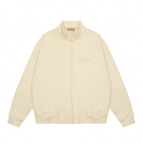 Fear Of God Essentials Full Zip Jacket "Cream"