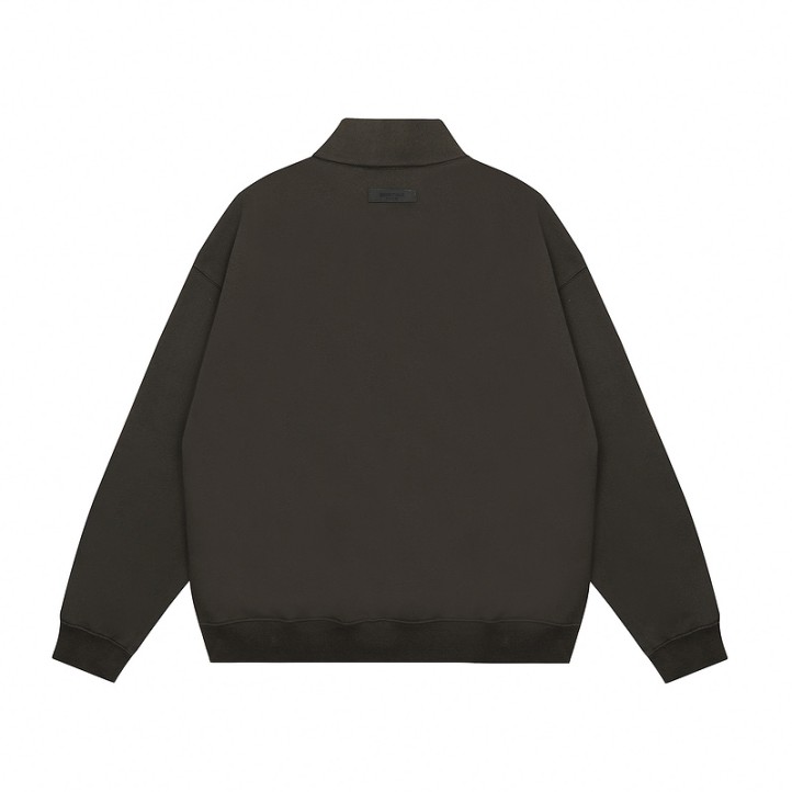 Fear Of God Essentials Full Zip Jacket "Off Black"