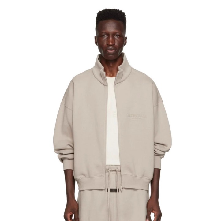 Fear Of God Essentials Full Zip Jacket "Smoke"