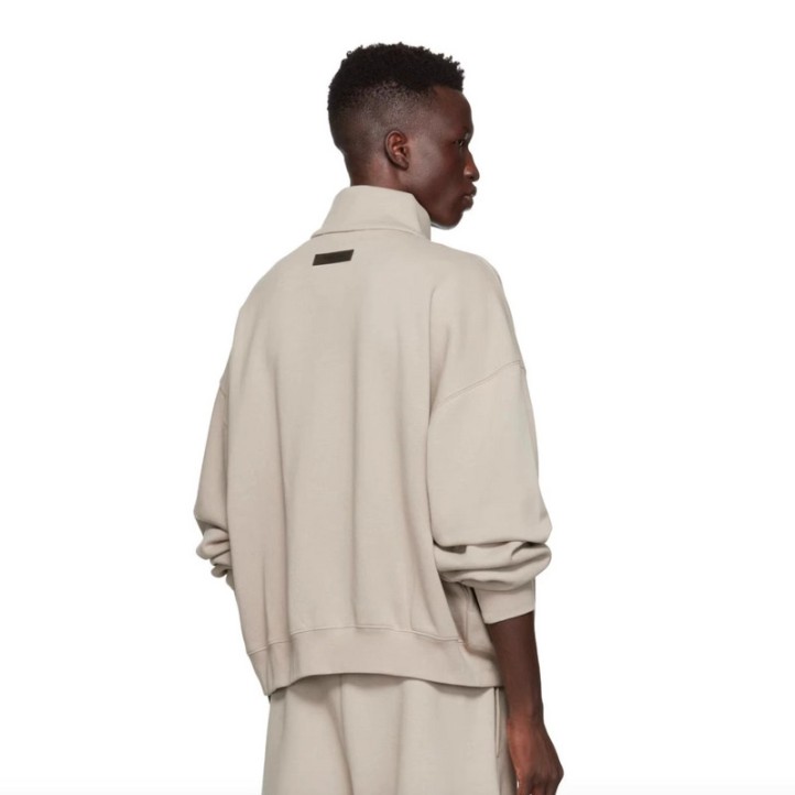 Fear Of God Essentials Full Zip Jacket "Smoke"