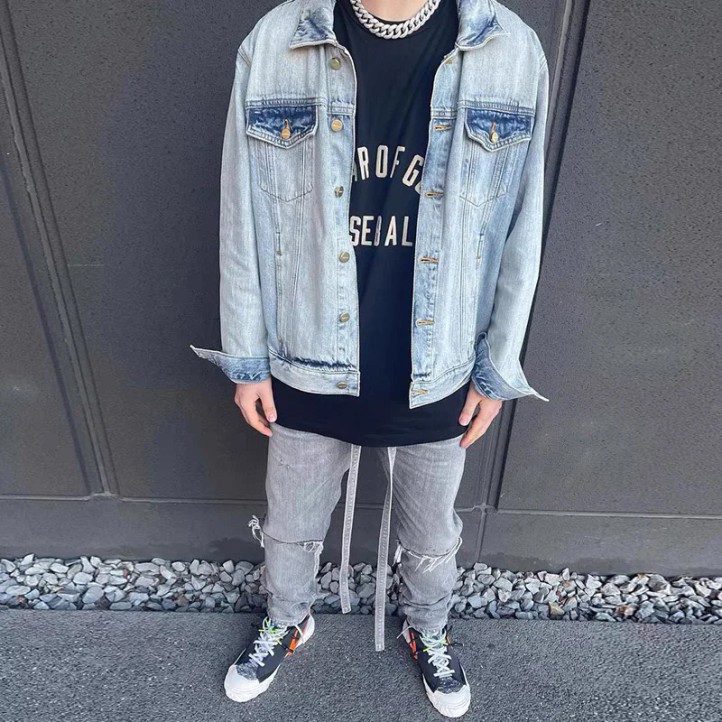 Fear Of God Essentials Denim Jeans Jacket