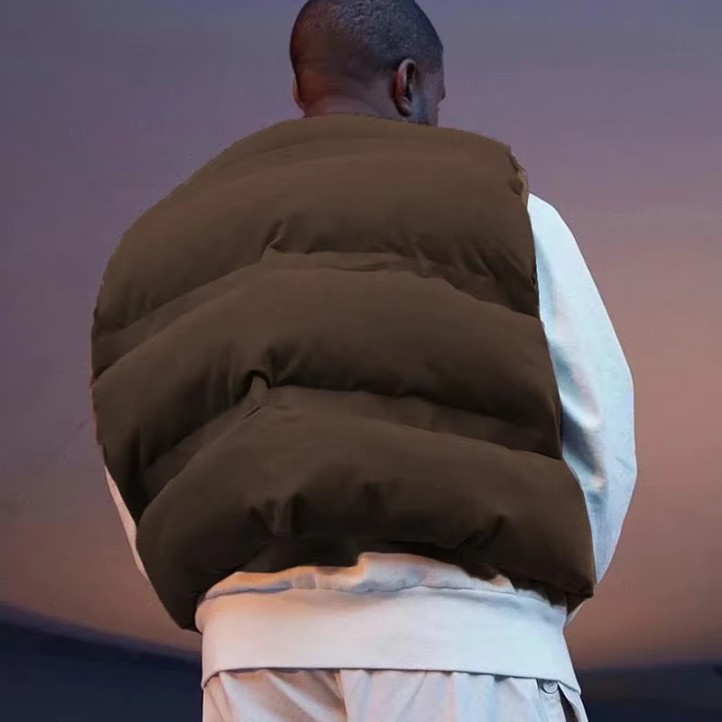 Kanye West Puffer Vest | Brown