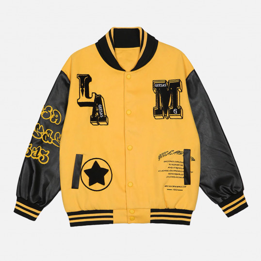 LA Varsity Jacket | Yellow/Black