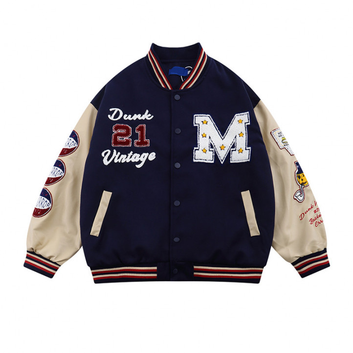 Michigan Varsity Jacket | Navy