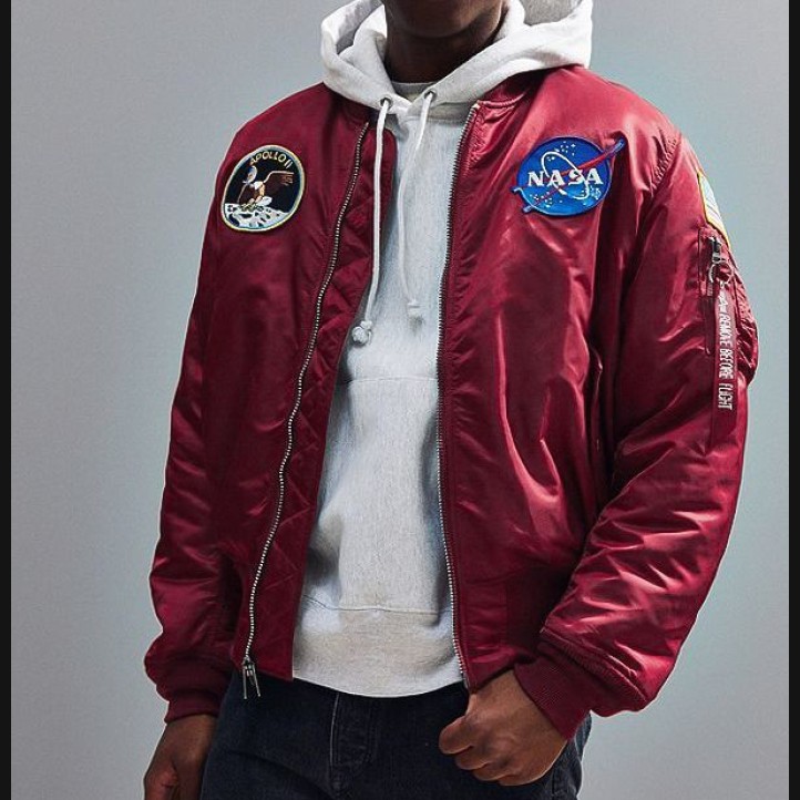 NASA MA-1 Bomber | Burgundy