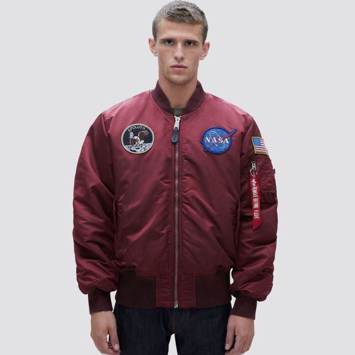 NASA MA-1 Bomber | Burgundy