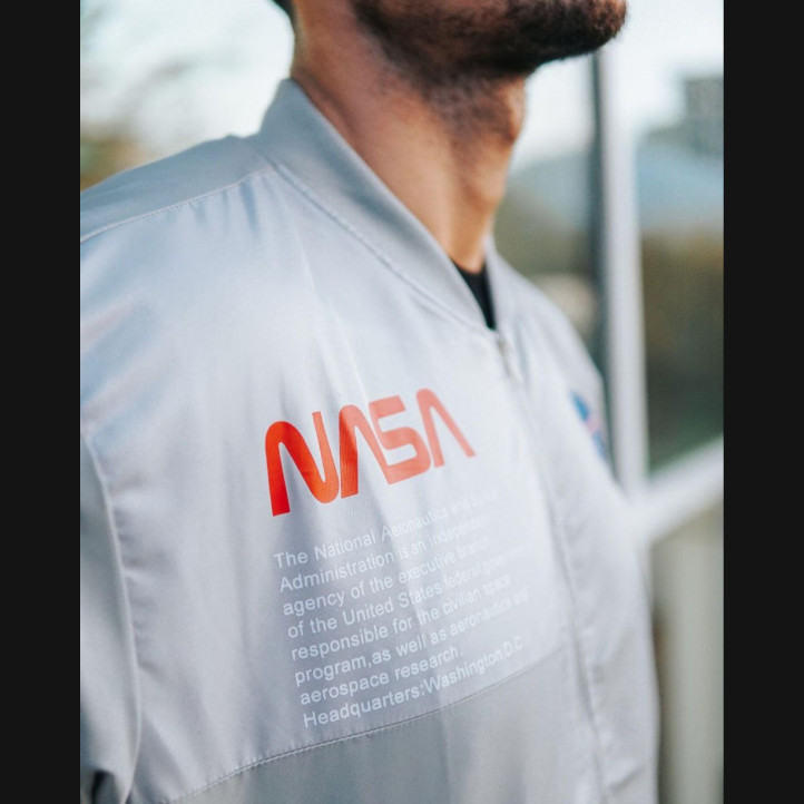 NASA Bomber Jacket | Grey