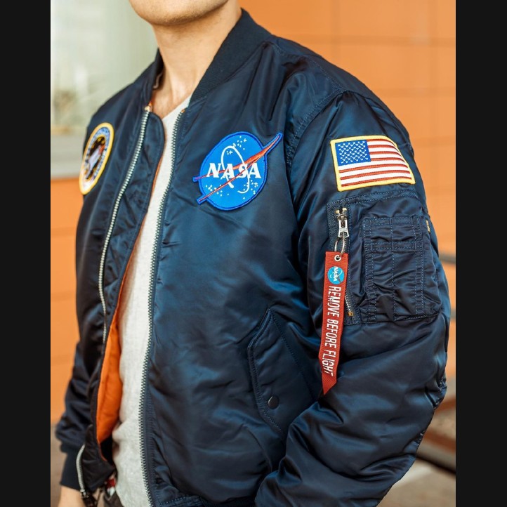 NASA MA-1 Bomber | Navy Blue