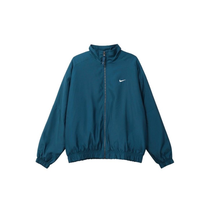 NikeLab Solo Swoosh Satin Jacket | Navy