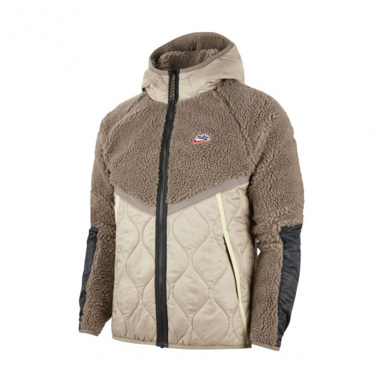 Nike NSW Winter Sherpa Jacket | Olive/grey