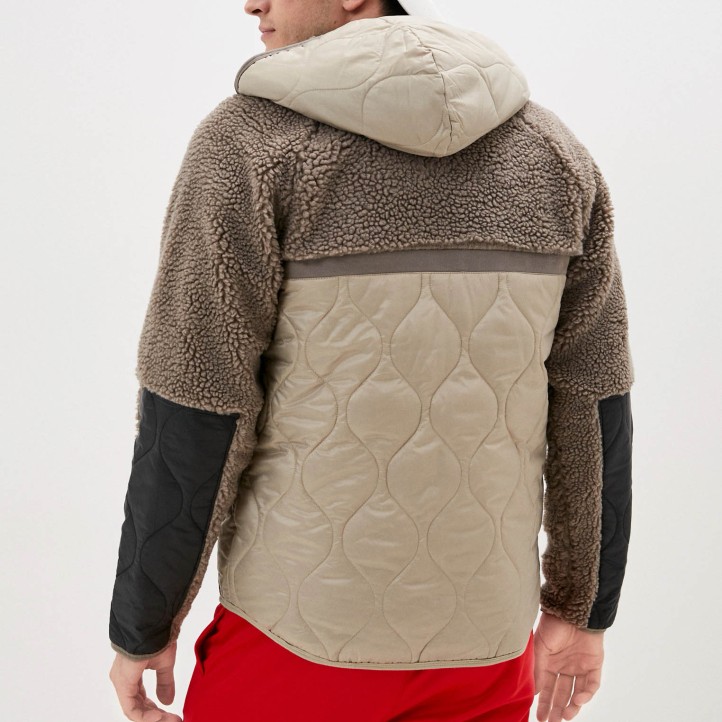 Nike NSW Winter Sherpa Jacket | Olive/grey