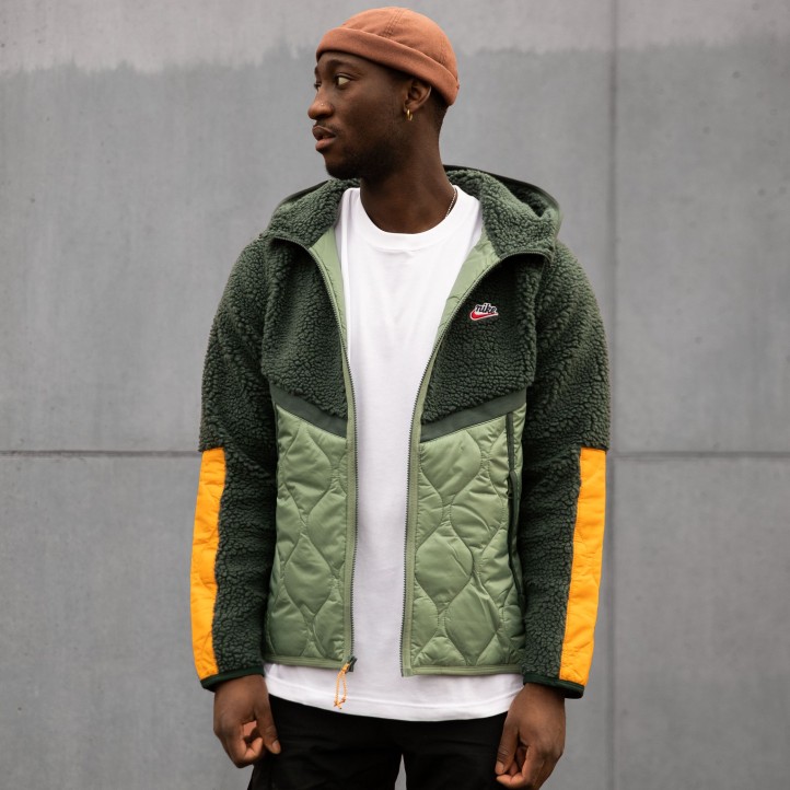 Nike NSW Winter Sherpa Jacket | Green/Sage