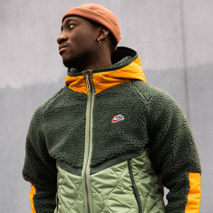 Nike NSW Winter Sherpa Jacket | Green/Sage