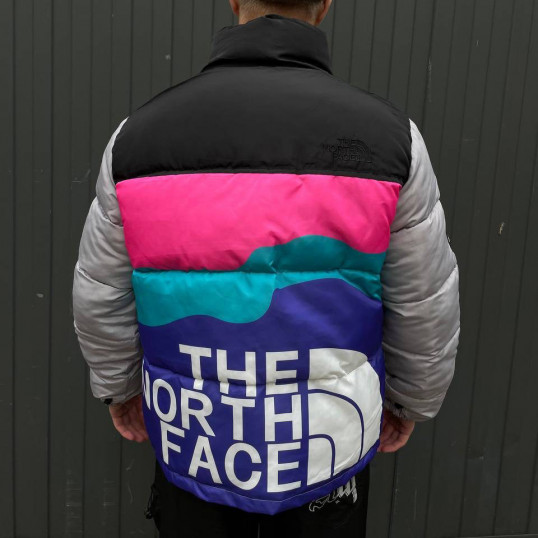 The North Face Nuptse Jacket Grey | South Beach Vibes
