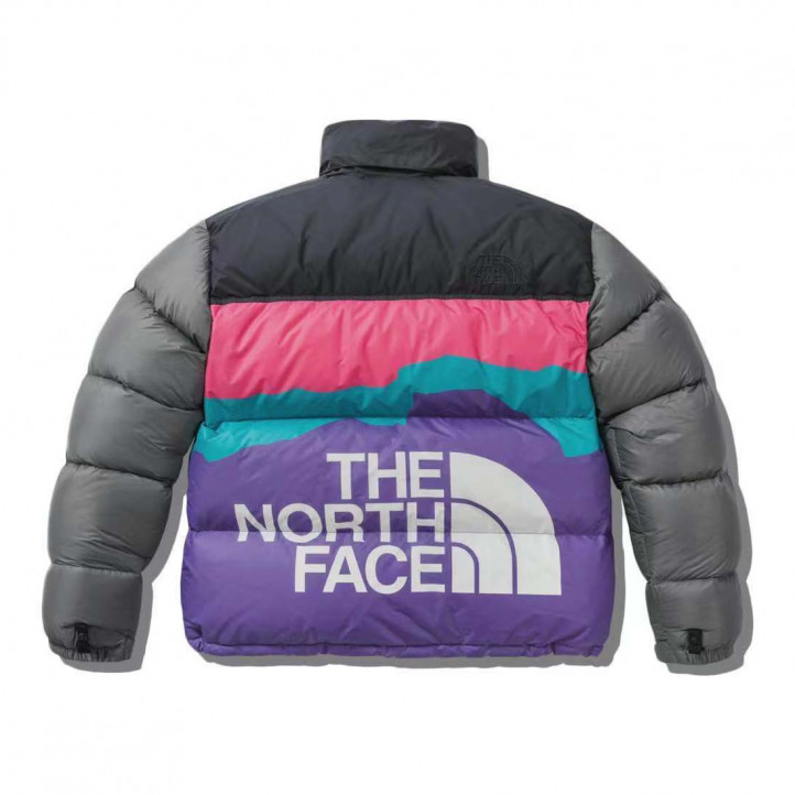 The North Face Nuptse Jacket Grey | South Beach Vibes