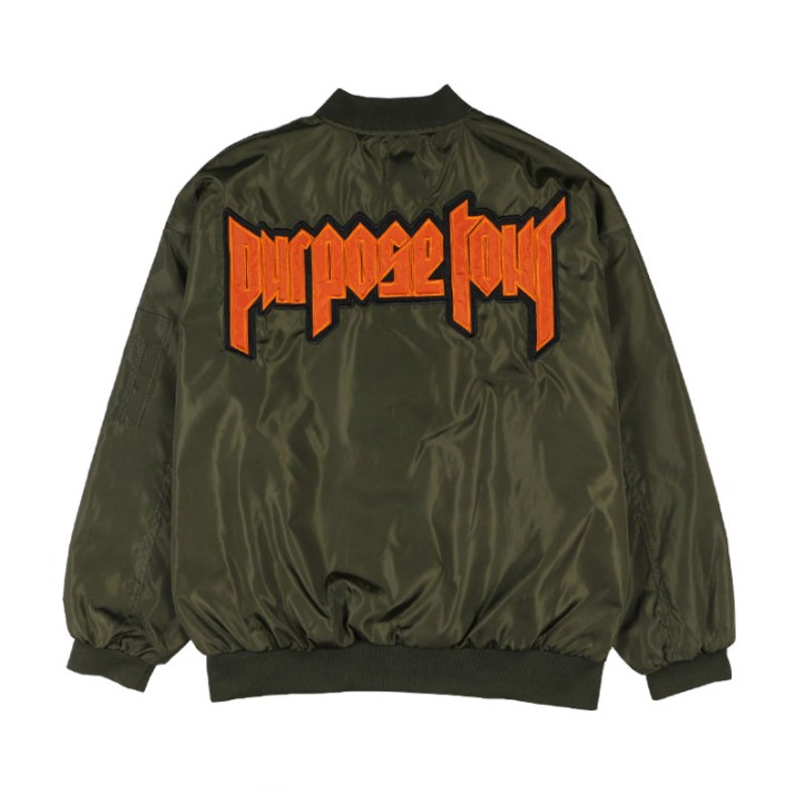 Purpose Tour MA-1 Bomber Jacket | Army Green