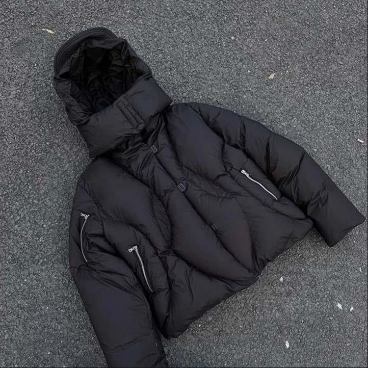 Rick Owens Design 3D Puffer Jacket | Black