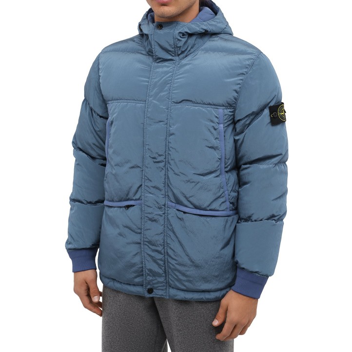 Stone Island Nylon Metal Puffer Jacket "Light Blue"