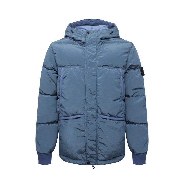 Stone Island Nylon Metal Puffer Jacket "Light Blue"