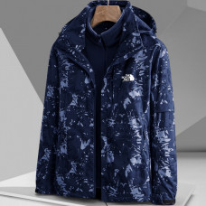 The North Face Double-Layer Winter Jacket | Blue Camo