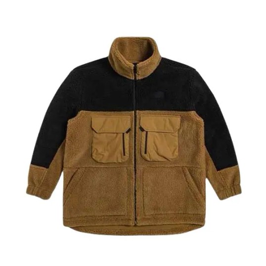 The North Face Cargo Fleece Jacket "Mustard Brown"