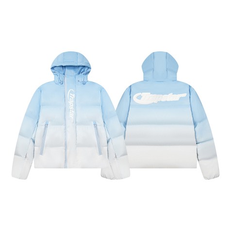 Trapstar Hyperdrive Technical Puffer Jacket | Gradient Blue