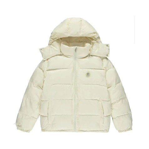 Trapstar Detachable Hooded Puffer Jacket | Cream