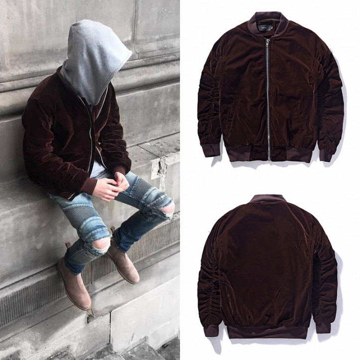 Velvet Jacket | Brown