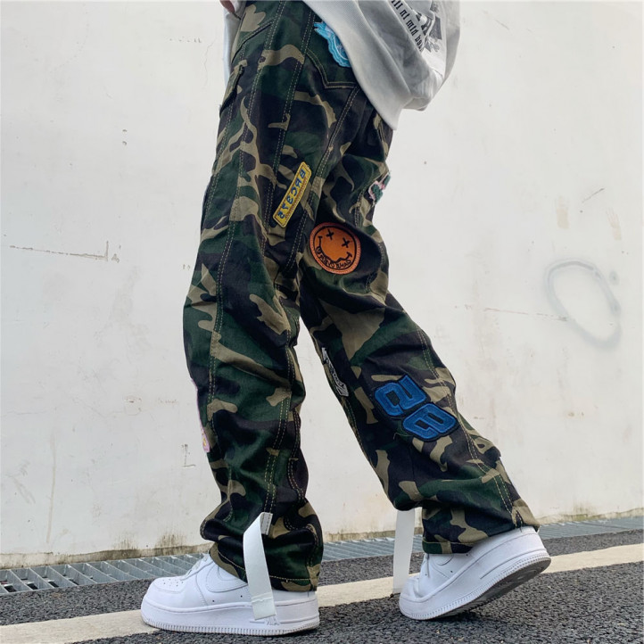 Cargo Camo Trousers Jeans