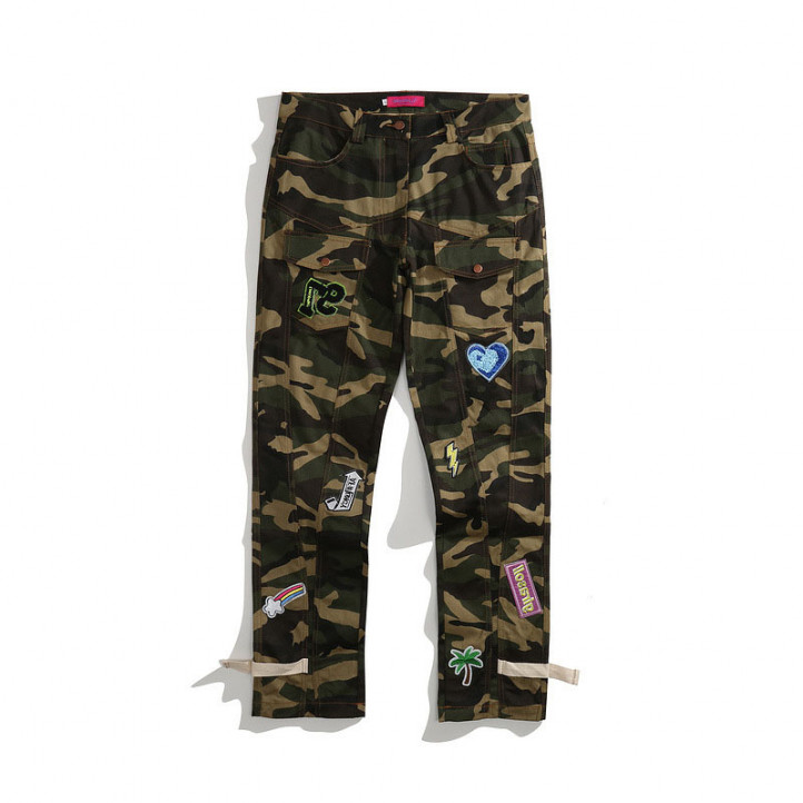 Cargo Camo Trousers Jeans